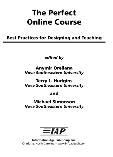 The Perfect Online Course, EPUB eBook