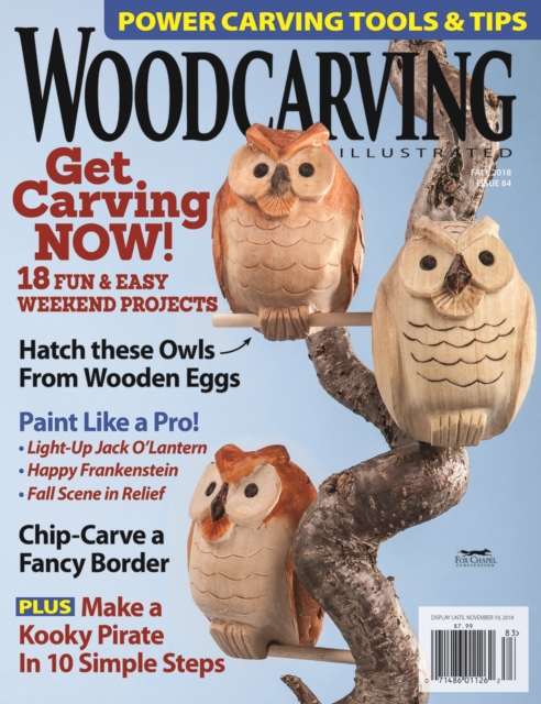 Woodcarving Illustrated Issue 84 Fall 2018, EPUB eBook