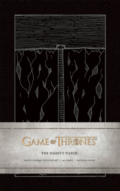 Game of Thrones: The Night's Watch Hardcover Ruled Journal, Hardback Book