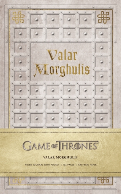 Game of Thrones: Valar Morghulis Hardcover Ruled Journal, Hardback Book