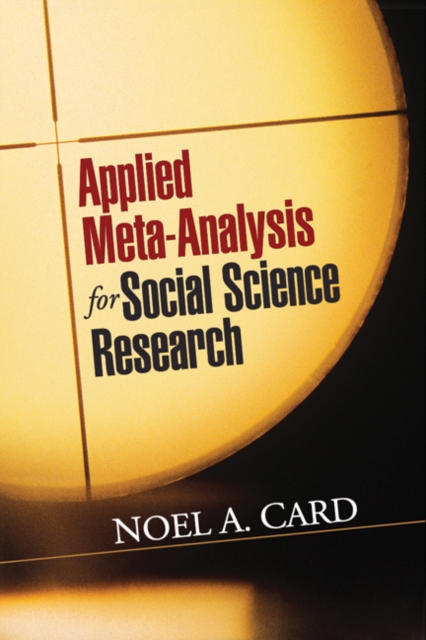 Applied Meta-Analysis for Social Science Research, PDF eBook