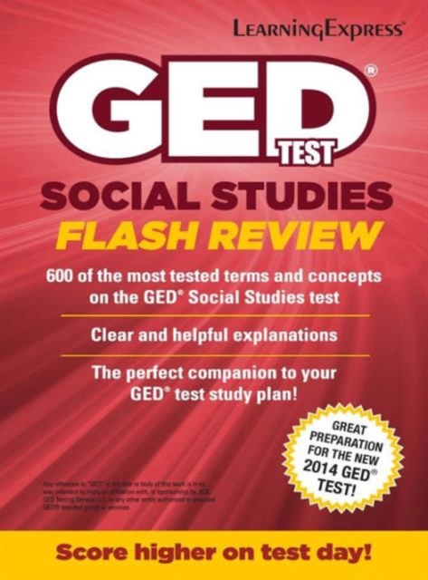 GED Test Social Studies Flash Review, Paperback / softback Book