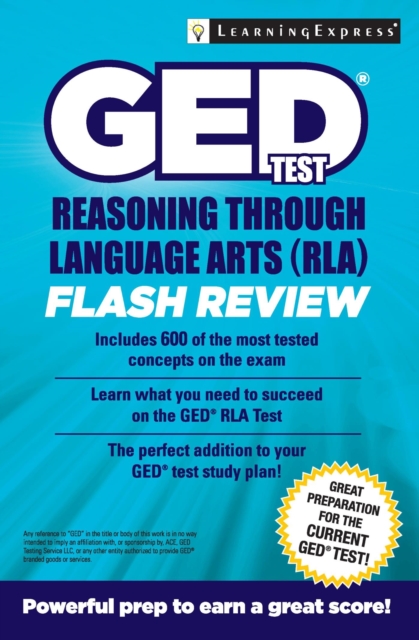 GED Test RLA Flash Review, Paperback / softback Book