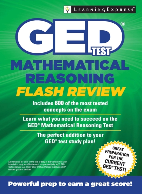 GED Test Mathematics Flash Review, Paperback / softback Book