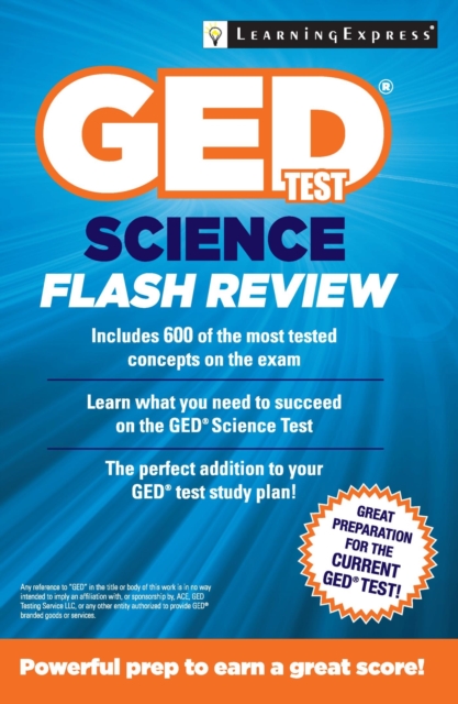 GED Test Science Flash Review, Paperback / softback Book
