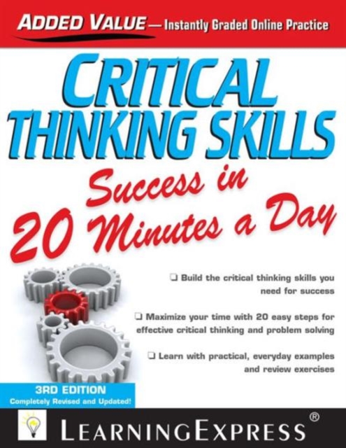 Critical Thinking Skills Success in 20 Minutes a Day, Paperback / softback Book