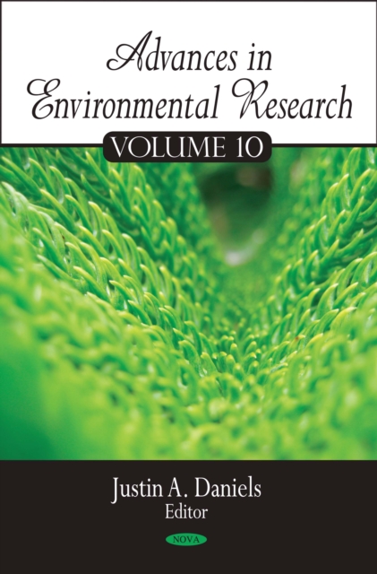 Advances in Environmental Research. Volume 10, PDF eBook
