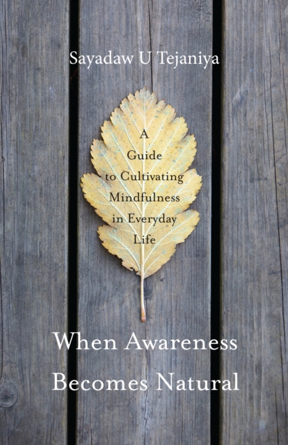 When Awareness Becomes Natural : A Guide to Cultivating Mindfulness in Everyday Life, Paperback / softback Book