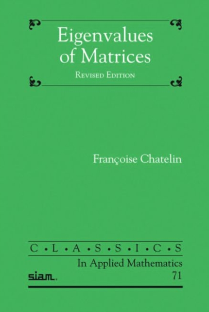 Eigenvalues of Matrices, Paperback Book