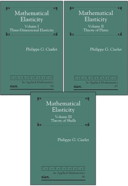 Mathematical Elasticity, Three Volume Set, Paperback / softback Book