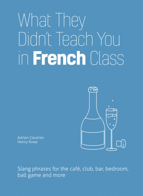 What They Didn't Teach You In French Class : Slang Phrases for the Cafe, Club, Bar, Bedroom, Ball Game and More, Hardback Book