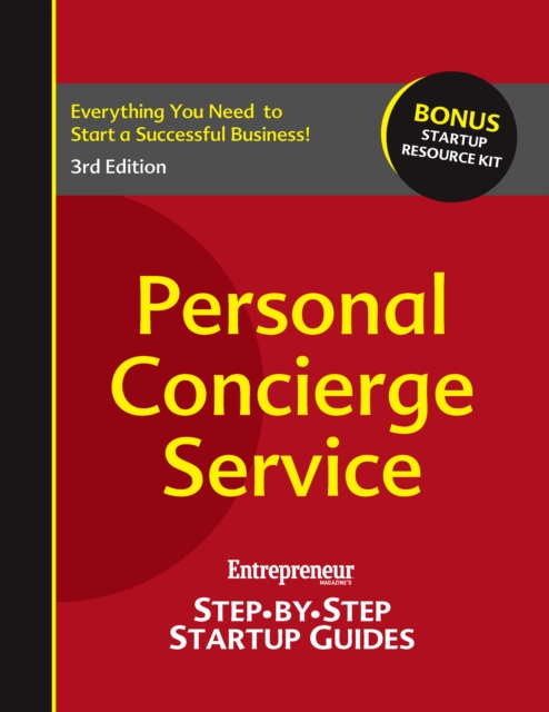 Personal Concierge Service : Step-by-Step Startup Guide, EPUB eBook