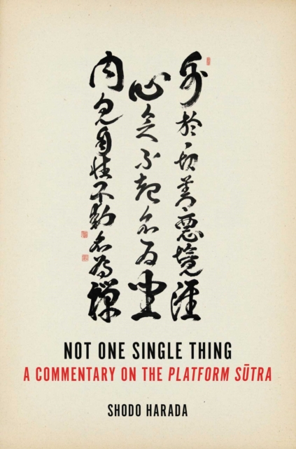 Not One Single Thing : A Commentary on the Platform Sutra, EPUB eBook