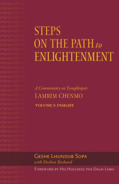 Steps on the Path to Enlightenment : A Commentary on Tsongkhapa's Lamrim Chenmo. Volume 5: Insight, EPUB eBook