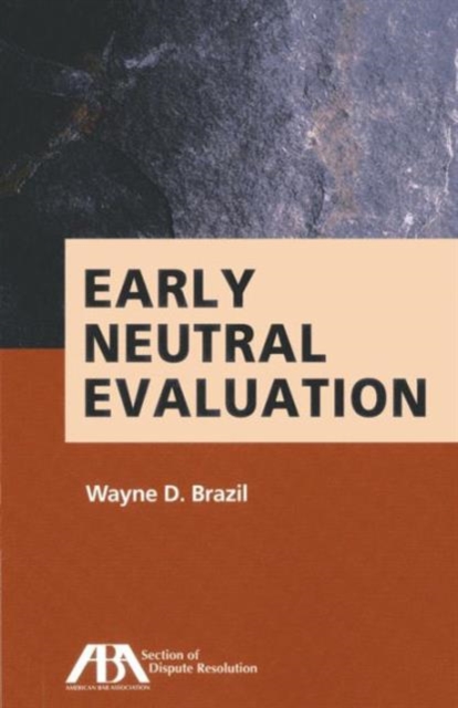 Early Neutral Evaluation, Paperback / softback Book