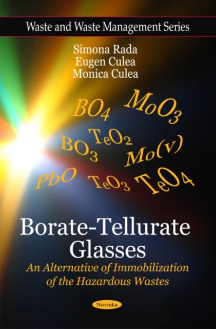 Borate-Tellurate Glasses : An Alternative of Immobilization of the Hazardous Wastes, Paperback / softback Book