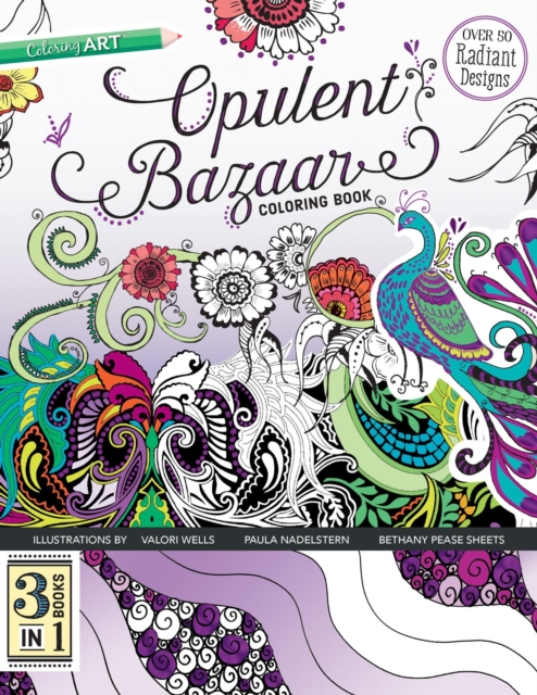 Opulent Bazaar Coloring Book: 3 Books in 1, PDF eBook