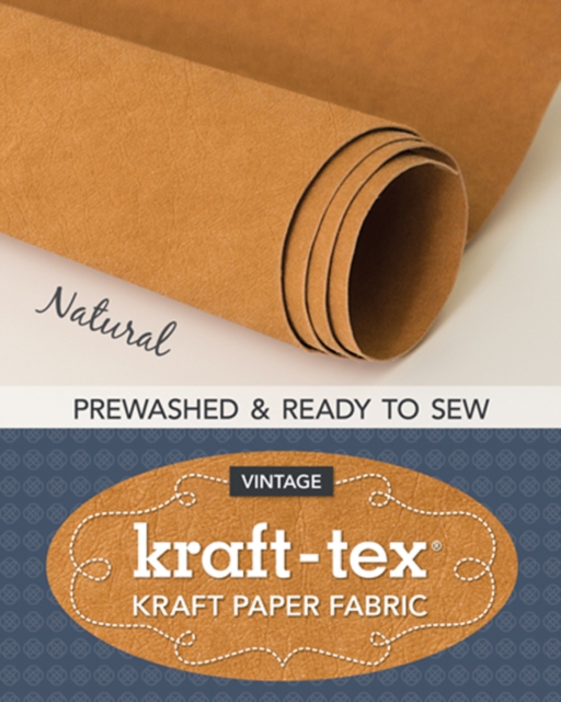 kraft-tex® Vintage Roll, Natural Prewashed : Kraft Paper Fabric, General merchandise Book