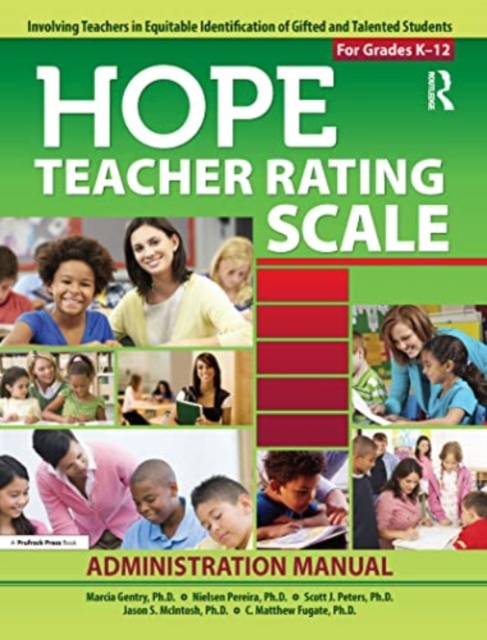 HOPE Teacher Rating Scale Kit : Involving Teachers in Equitable Identification of Gifted and Talented Students in K-12: Manual and Forms, Multiple-component retail product Book