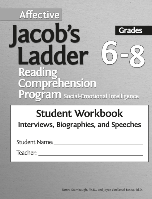 Affective Jacob's Ladder Reading Comprehension Program : Grades 6-8, Student Workbooks, Interviews, Biographies, and Speeches (Set of 5), Paperback / softback Book