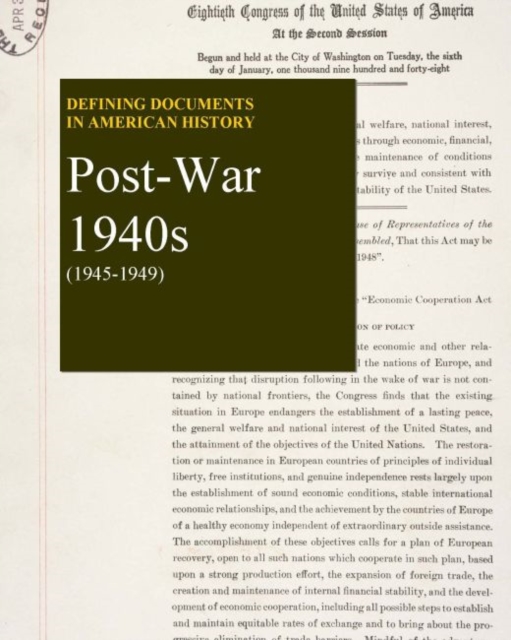 Post-War 1940s : Post-War 1940s, Hardback Book