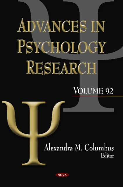 Advances in Psychology Research : Volume 92, Hardback Book