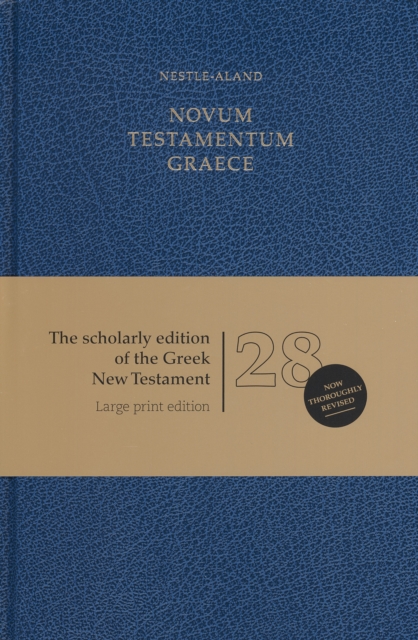 Novum Testamentum Graece-FL-Large Print, Hardback Book