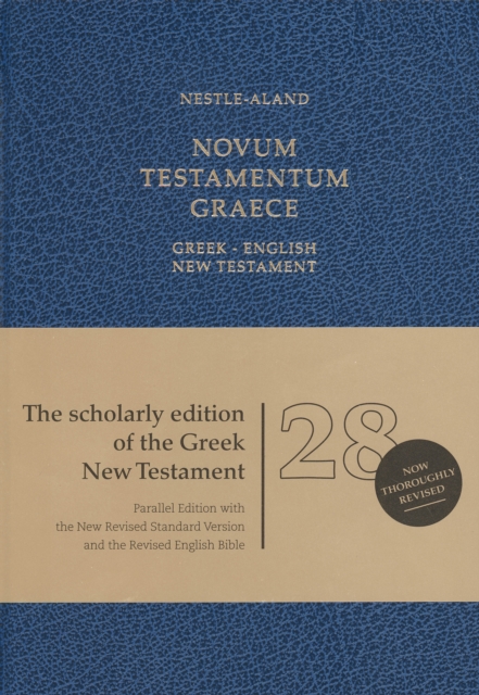 Greek English New Testament-PR-FL/NRSV/REV, Leather / fine binding Book