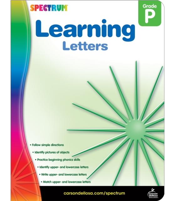 Learning Letters, Grade PK, PDF eBook