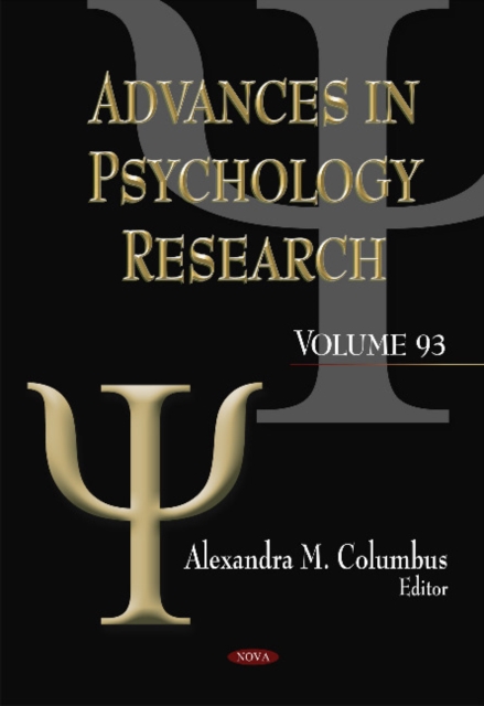 Advances in Psychology Research : Volume 93, Hardback Book