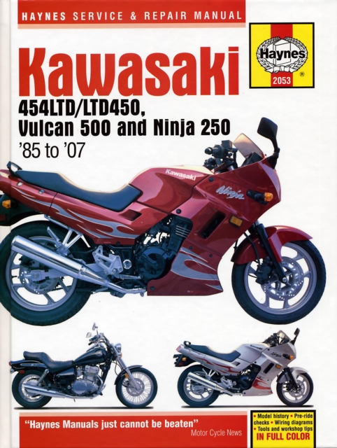 Kawasaki 454 Ltd, Vulcan 500 & Ninja 250 (85 -07), Paperback / softback Book