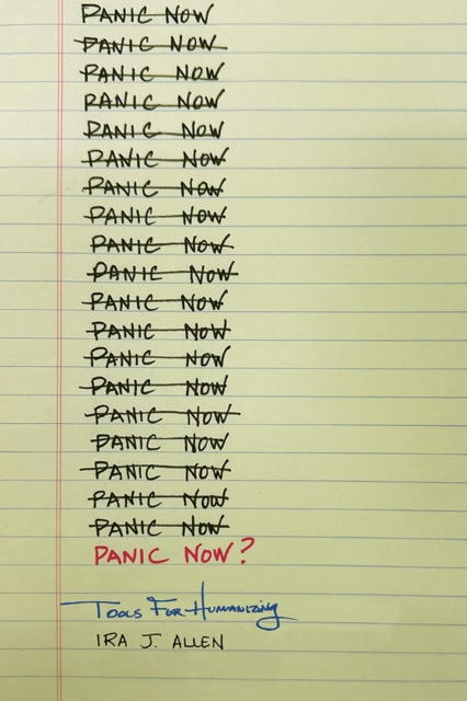Panic Now? : Tools for Humanizing, Paperback / softback Book