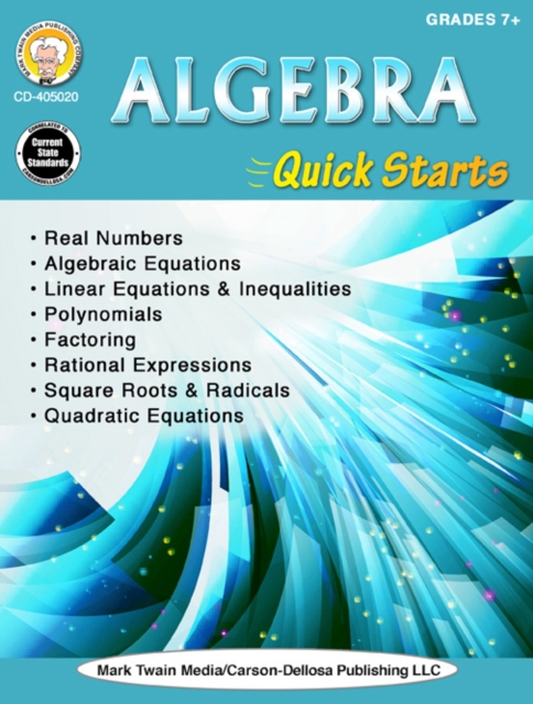 Algebra Quick Starts, Grades 7 - 12, PDF eBook
