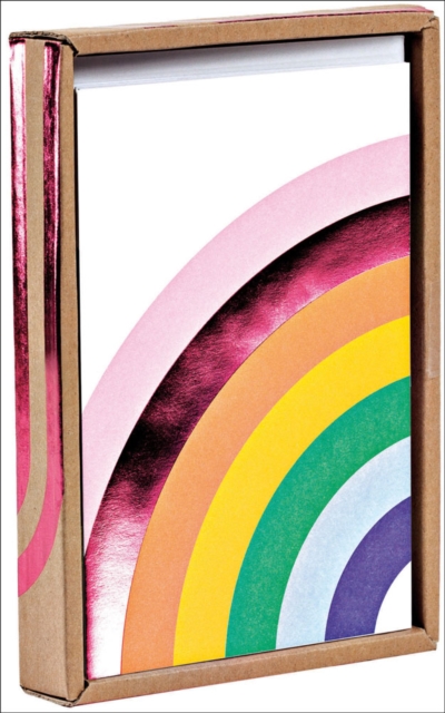 Over the Rainbow Luxe Foil Notecard Box, Cards Book