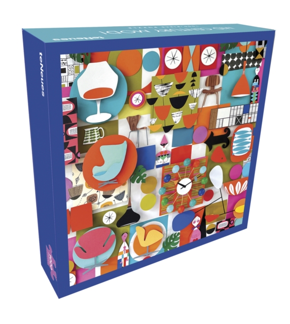 Mid-Century Mod! 1000-Piece Puzzle, Other merchandise Book