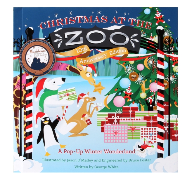 Christmas at the Zoo 10th Anniversary Edition : A Pop-Up Winter Wonderland, Hardback Book