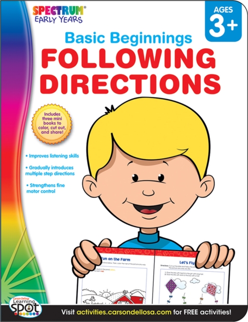 Following Directions, Ages 3 - 6, PDF eBook