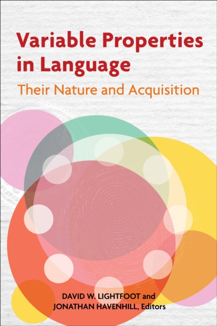 Variable Properties in Language : Their Nature and Acquisition, EPUB eBook
