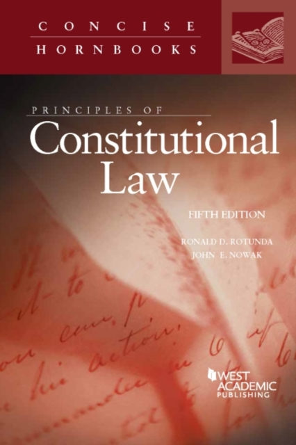Principles of Constitutional Law, Paperback / softback Book
