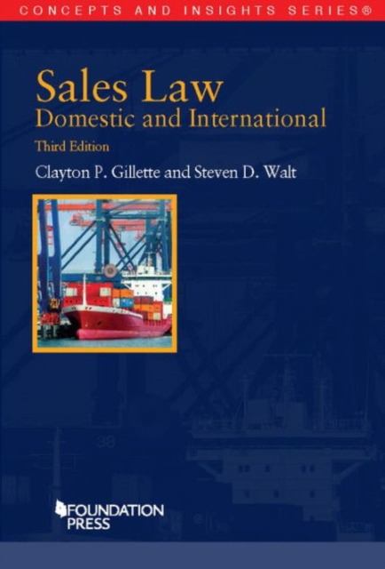 Sales Law, Domestic and International, Paperback / softback Book