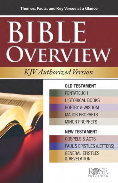 Bible Overview 5-Pack : KJV Authorized Version, Pamphlet Book
