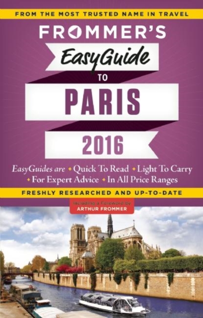 Frommer's EasyGuide to Paris 2016, EPUB eBook