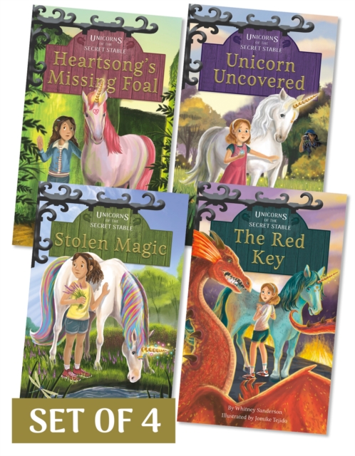 Unicorns of the Secret Stable (Set of 4), Hardback Book