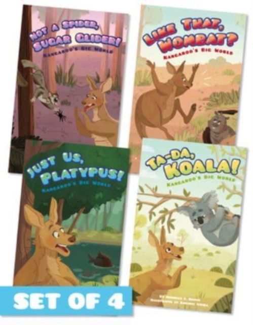 Kangaroo's Big World (Set of 4), Hardback Book