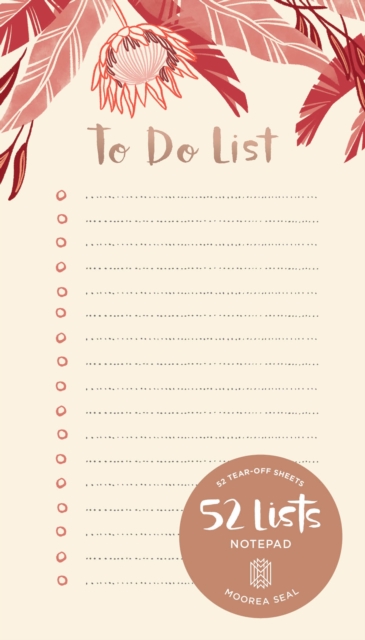 52 Lists To Do List Notepad, Paperback / softback Book