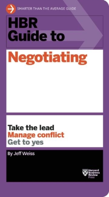 HBR Guide to Negotiating (HBR Guide Series), Paperback / softback Book
