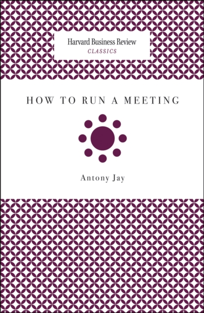 How to Run a Meeting, EPUB eBook