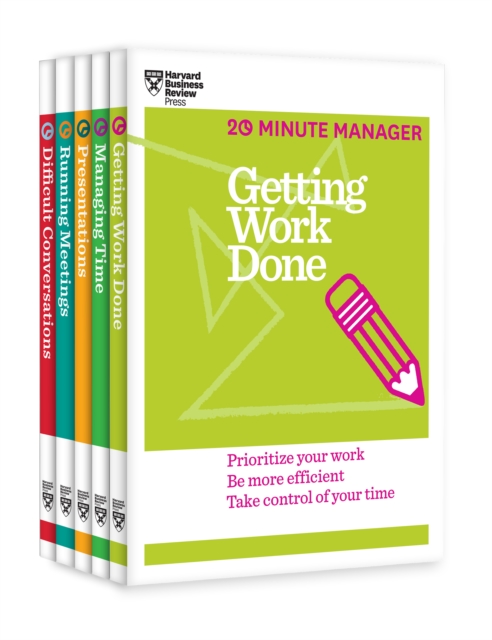 The HBR Essential 20-Minute Manager Collection (5 Books) (HBR 20-Minute Manager Series), Multiple-component retail product, shrink-wrapped Book