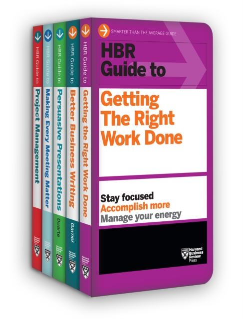 HBR Guides to Being an Effective Manager Collection (5 Books) (HBR Guide Series), Multiple-component retail product, shrink-wrapped Book