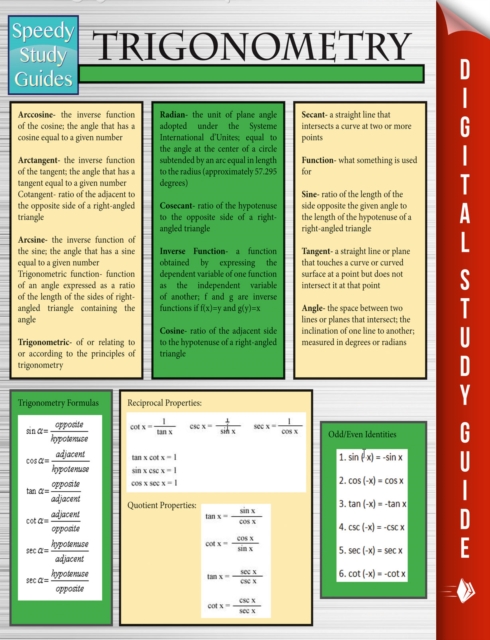 Trigonometry (Speedy Study Guides), EPUB eBook